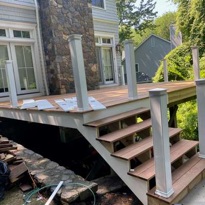 Ipe Deck With Lights