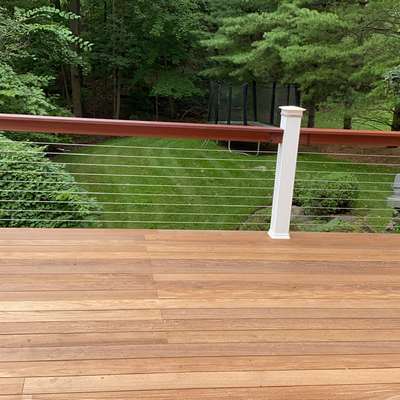 Ipe Deck With Lights