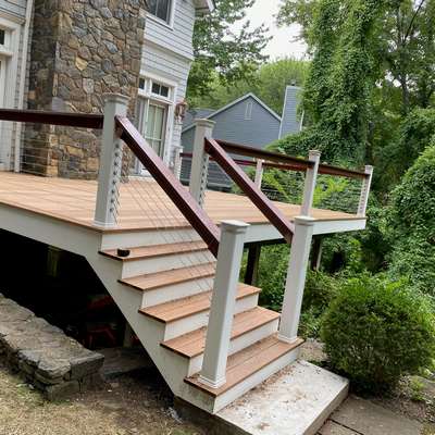 Ipe Deck With Lights