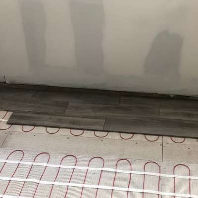 Kitchen with heating Floor
