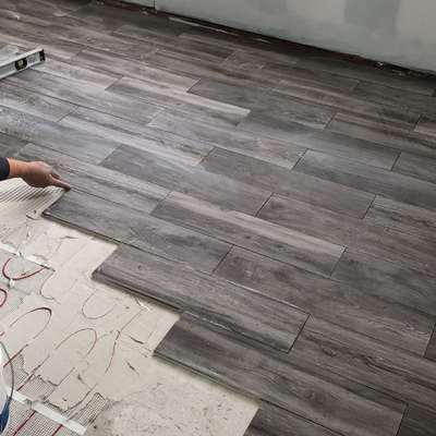 Kitchen with heating Floor
