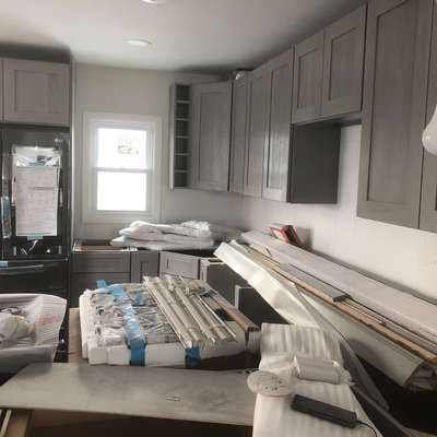 Kitchen with heating Floor